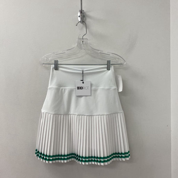 WOMEN'S SKIRT white green mix M