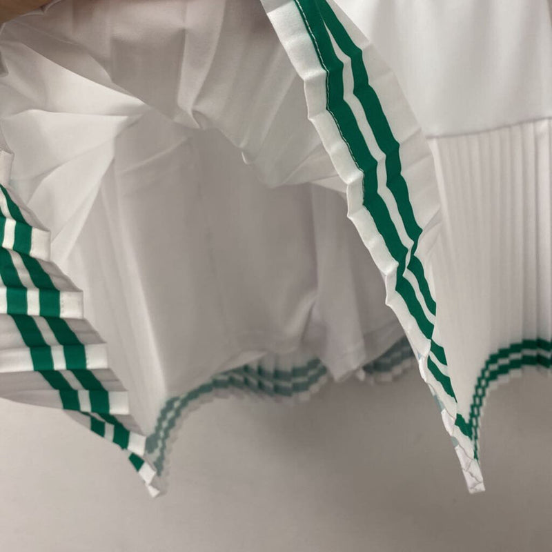 WOMEN'S SKIRT white green mix M