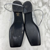 PRADA WOMEN'S FLATS silver 38