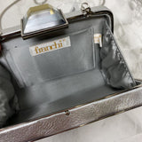 FRANCHI WOMEN'S BAG grey silver mix