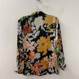 ZARA WOMEN'S BLOUSE/SHIRT black multi mix XS