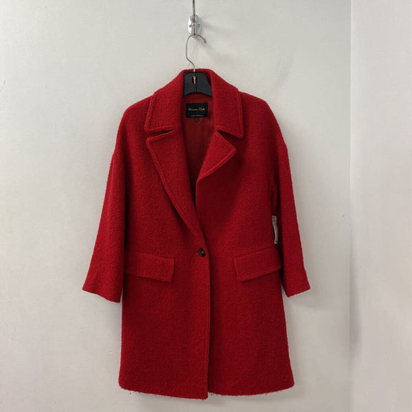 Massimo Dutti WOMEN'S COAT red XS