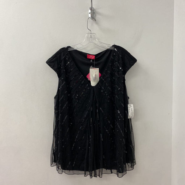TOGETHER WOMEN'S TOP black XL