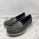 GEOX WOMEN'S FLATS dark silver 39