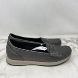 GEOX WOMEN'S FLATS dark silver 39