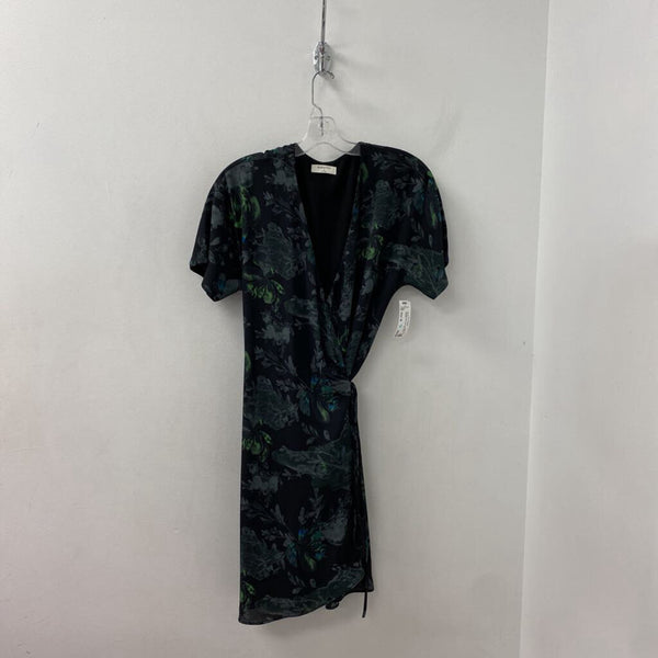 BABATON WOMEN'S DRESS black grey green mix M