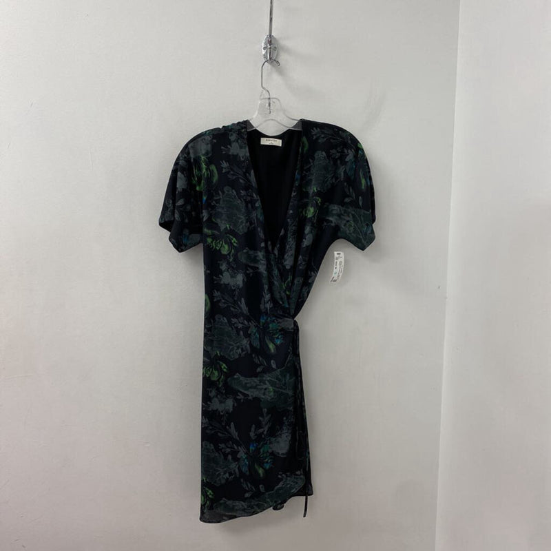 BABATON WOMEN'S DRESS black grey green mix M