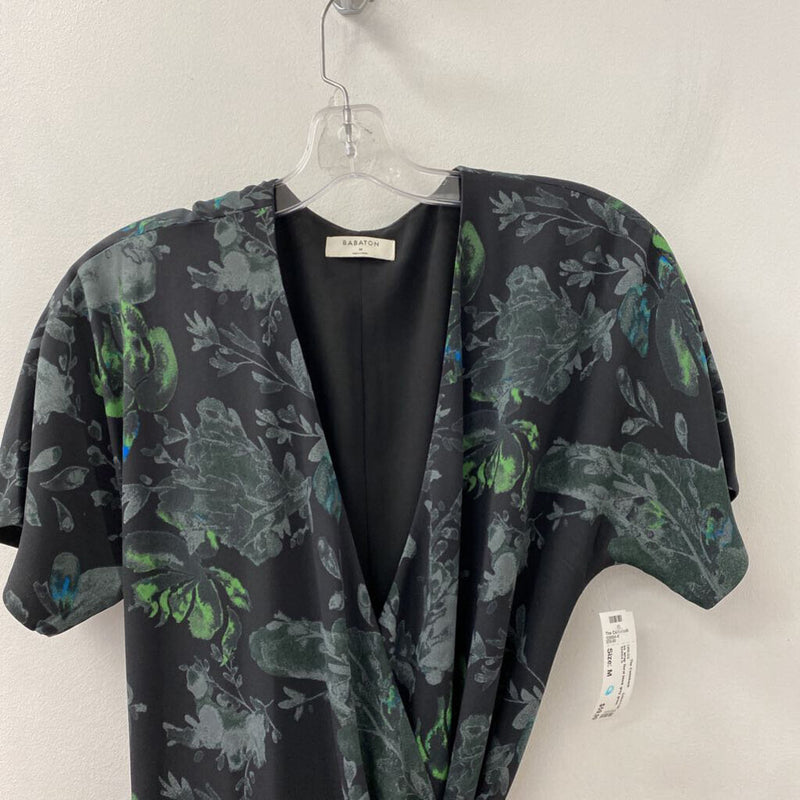 BABATON WOMEN'S DRESS black grey green mix M