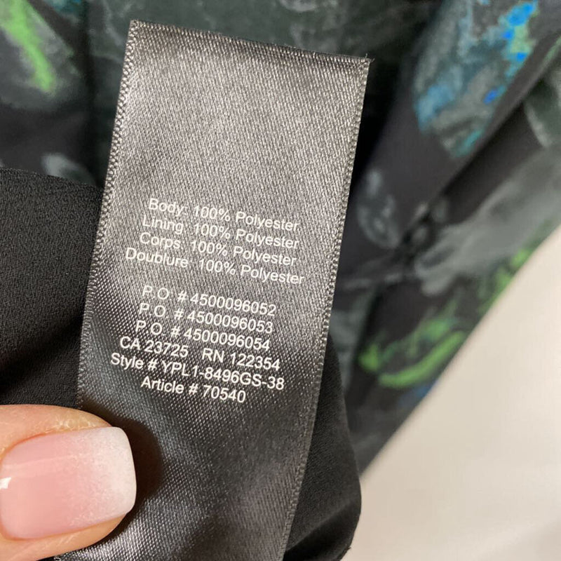 BABATON WOMEN'S DRESS black grey green mix M