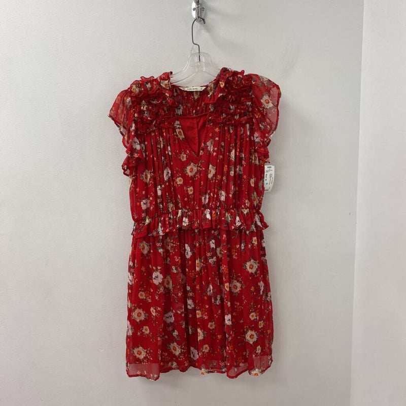 ZARA WOMEN'S DRESS red mix M