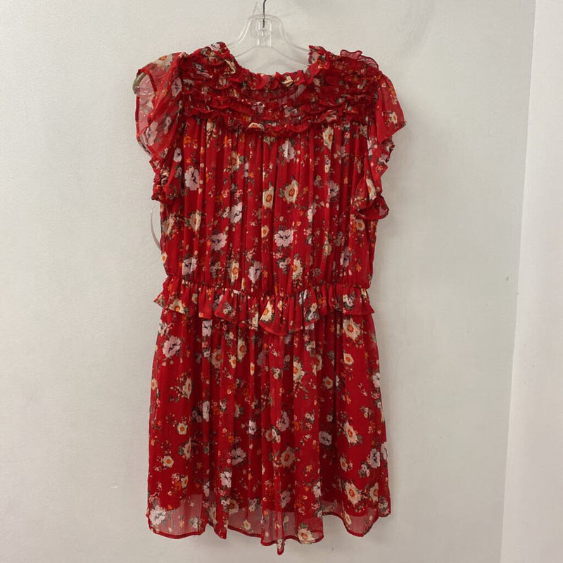 ZARA WOMEN'S DRESS red mix M