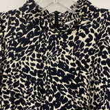 ZARA WOMEN'S TOP black cream mix M