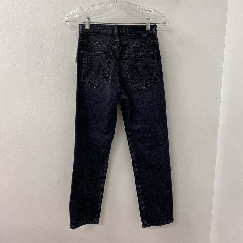 MOTHER WOMEN'S JEANS black XS/24