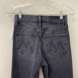MOTHER WOMEN'S JEANS black XS/24