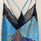 ZADIG & VOLTAIRE WOMEN'S TOP blue navy mix XS