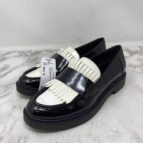MARC FISHER WOMEN'S FLATS black white 6