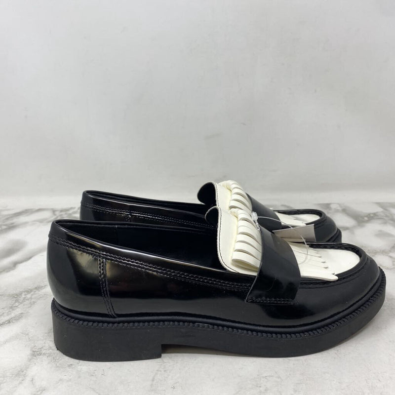 MARC FISHER WOMEN'S FLATS black white 6