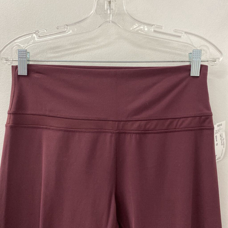 LULULEMON WOMEN'S ACTIVE BOTTOM burgundy 12