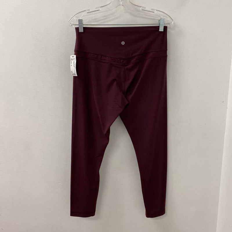LULULEMON WOMEN'S ACTIVE BOTTOM burgundy 12