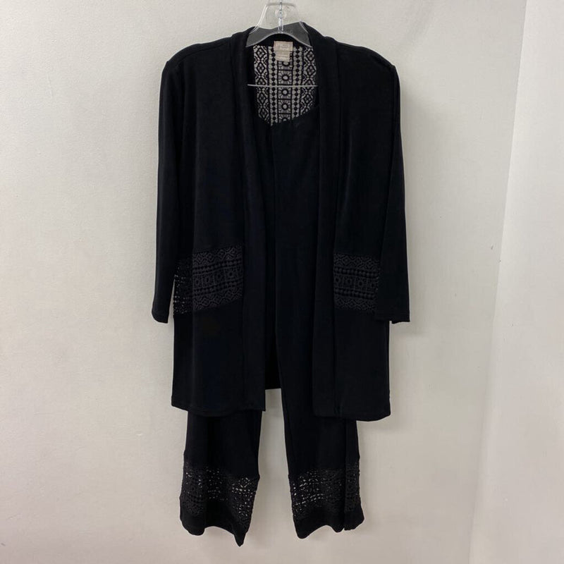 CHICOS WOMEN'S SUIT/OUTFIT black S/1