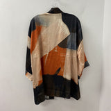 SOFT SURROUNDINGS WOMEN'S BLOUSE/SHIRT black tan print S/M