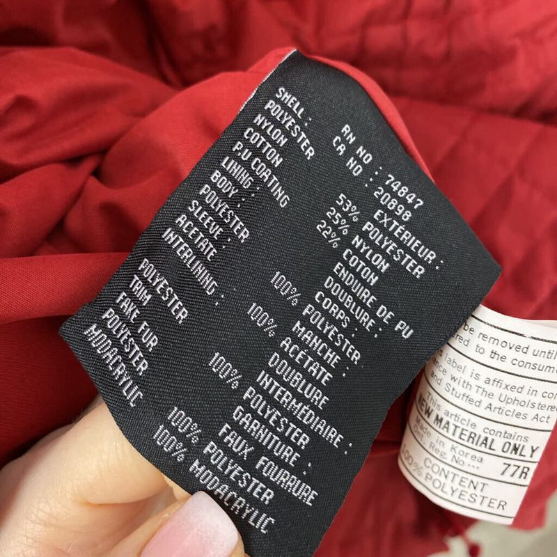 ANDREW MARC WOMEN'S COAT red brown M