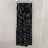 THX WOMEN'S PANTS black white dots S