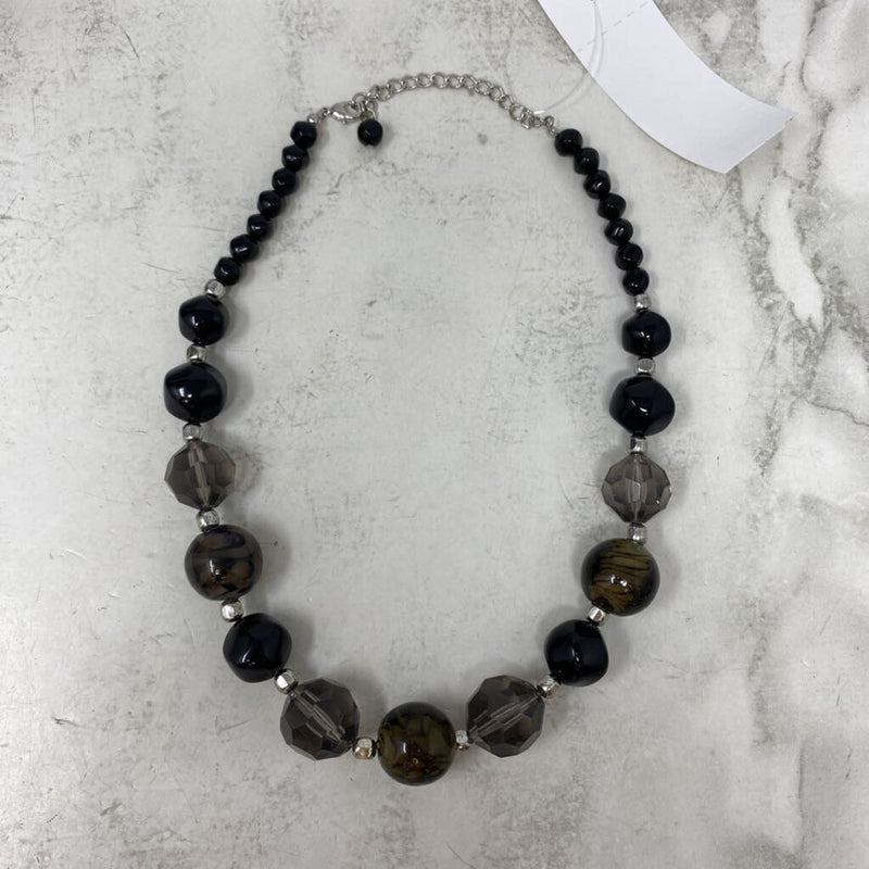 WOMEN'S NECKLACE black green clear