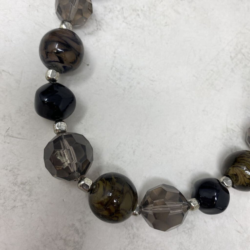 WOMEN'S NECKLACE black green clear