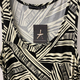 ATMOSPHERE WOMEN'S DRESS cream black 8
