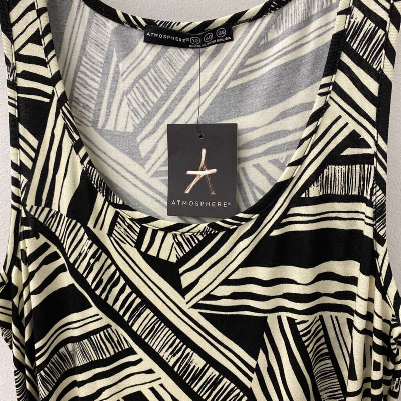 ATMOSPHERE WOMEN'S DRESS cream black 8