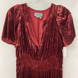 ANTHROPOLOGIE WOMEN'S DRESS burgundy S