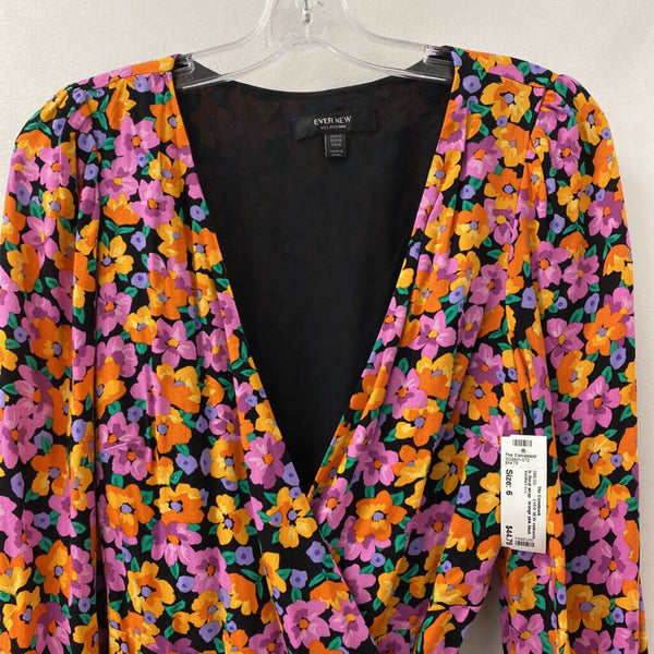 EVER NEW melbourne WOMEN'S DRESS orange pink black mix 6