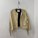 ZARA WOMEN'S BLAZER/JACKET sand XS