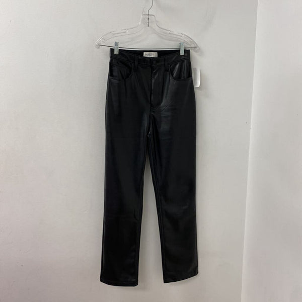 ABERCROMBIE & FITCH WOMEN'S PANTS black S/26