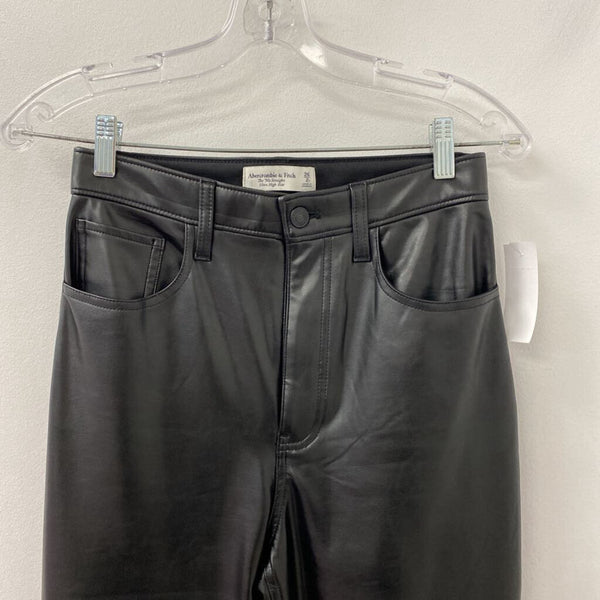 ABERCROMBIE & FITCH WOMEN'S PANTS black S/26