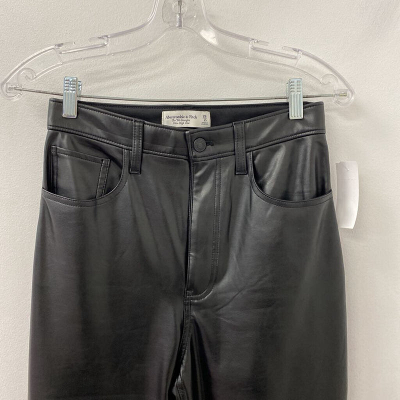 ABERCROMBIE & FITCH WOMEN'S PANTS black S/26