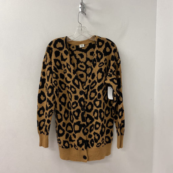 SUNDAY BEST WOMEN'S CARDIGAN brown black mix S