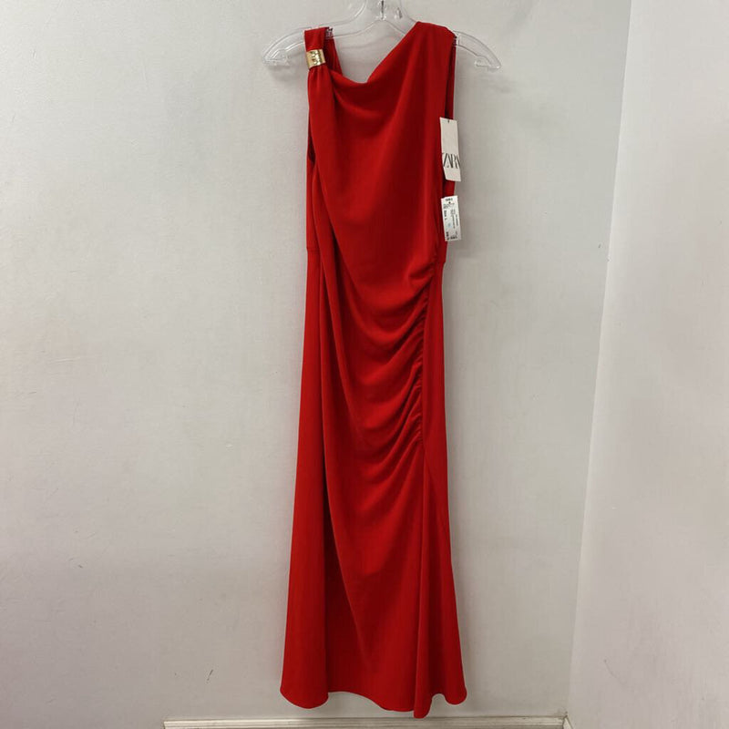 ZARA WOMEN'S DRESS red L