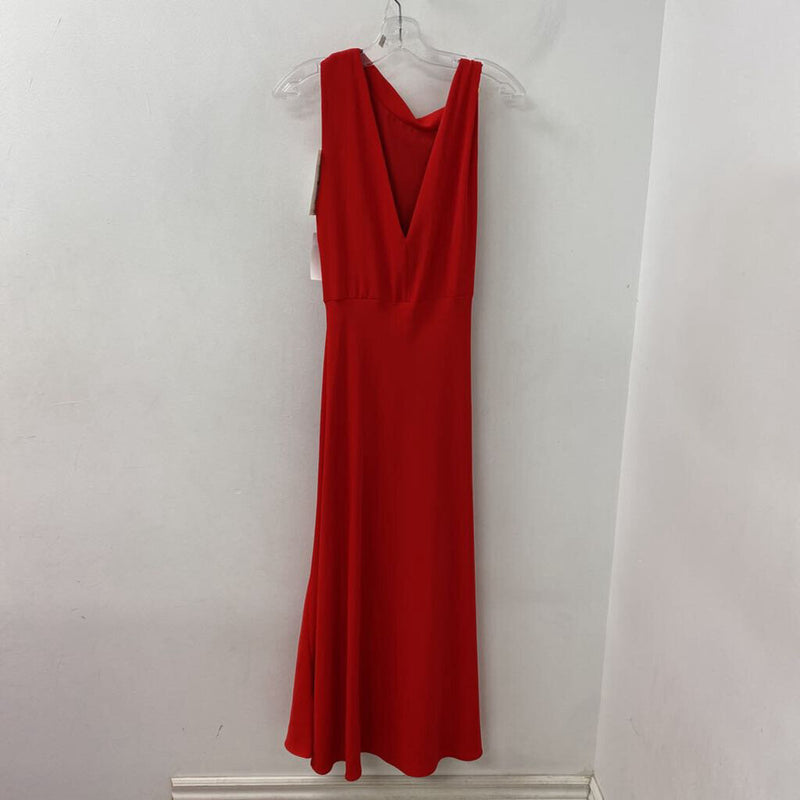 ZARA WOMEN'S DRESS red L
