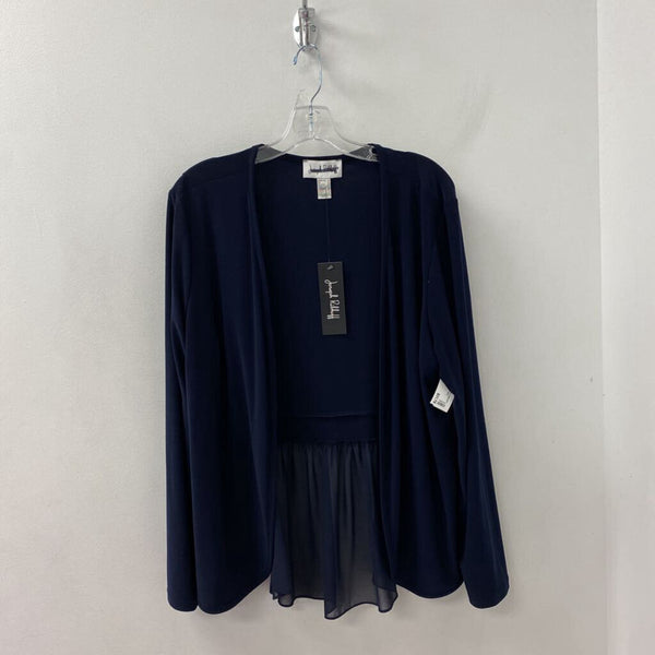 JOSEPH RIBKOFF WOMEN'S PLUS TOP navy 20