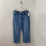 ABERCROMBIE & FITCH WOMEN'S PLUS BOTTOM blue 34/18S