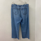 ABERCROMBIE & FITCH WOMEN'S PLUS BOTTOM blue 34/18S