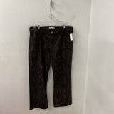 ABERCROMBIE & FITCH WOMEN'S JEANS brown black mix XL/33S
