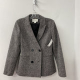 ANTHROPOLOGIE WOMEN'S BLAZER/JACKET black white mix XS