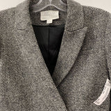 ANTHROPOLOGIE WOMEN'S BLAZER/JACKET black white mix XS