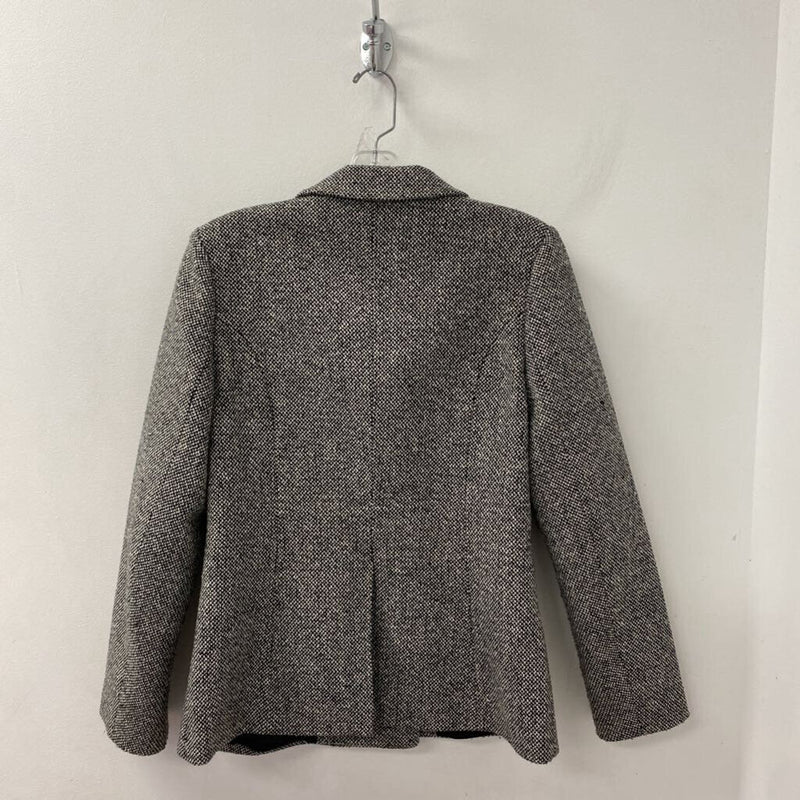 ANTHROPOLOGIE WOMEN'S BLAZER/JACKET black white mix XS