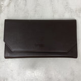 WOMEN'S WALLET/WRISTLET chocolate brown