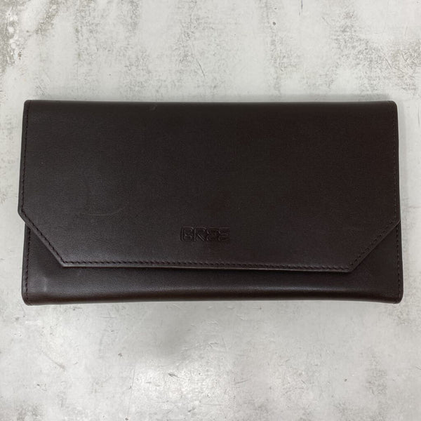 WOMEN'S WALLET/WRISTLET chocolate brown