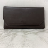 WOMEN'S WALLET/WRISTLET chocolate brown